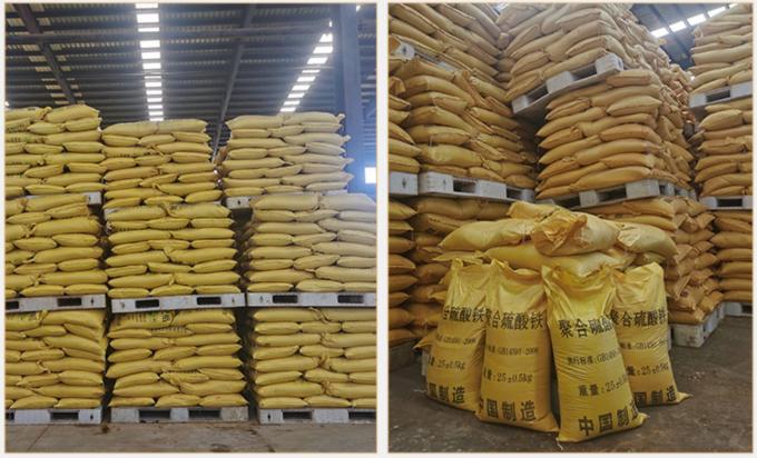 호의적 프라이스와 설페이트 CAS 10028-22-5에서 중합 황산철 또는 황산철 PFS 2