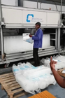 냉장고를 위한 3T 얼음 덩어리 기계 직접적인 냉각 상업적 유형